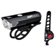 Zestaw lampek rowerowych CATEYE HL-EL042RC AMPP 200 / SL-LD160RC-R ORB