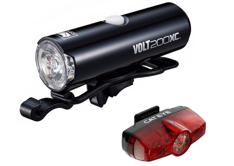 Zestaw lampek rowerowych CATEYE HL-EL060 Volt200XC / TL-LD635 Rapid Mini 2020