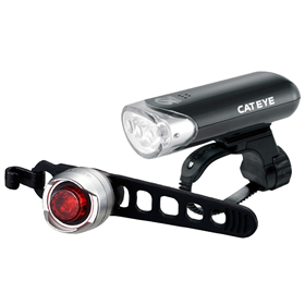 Zestaw lampek rowerowych CATEYE HL-EL135N / SL-LD160-R