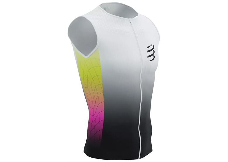 Koszulka bez rękawów COMPRESSPORT Tri Postural Aero Tank Top M