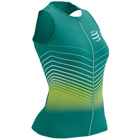 Koszulka damska bez rękawów COMPRESSPORT Tri Postural Aero Tank Top W