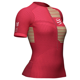 Koszulka rowerowa damska COMPRESSPORT Tri Postural SS Top W