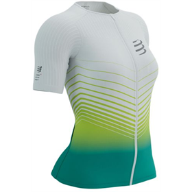 Koszulka rowerowa damska COMPRESSPORT Tri Postural SS Top W