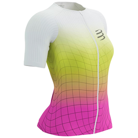 Koszulka rowerowa damska COMPRESSPORT Tri Postural SS Top W