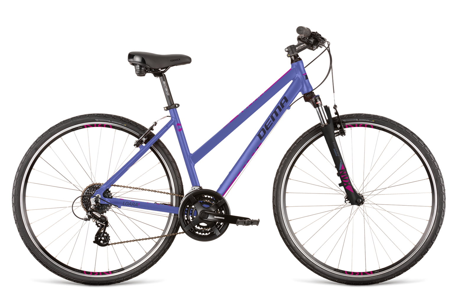 Rower crossowy damski DEMA Loara 1.0 CentrumRowerowe.pl