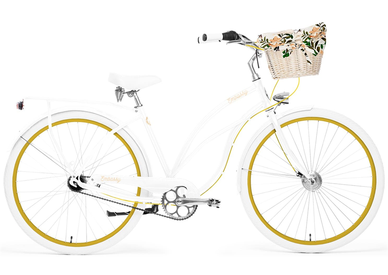 Rower miejski damski EMBASSY Glamour Deluxe 28