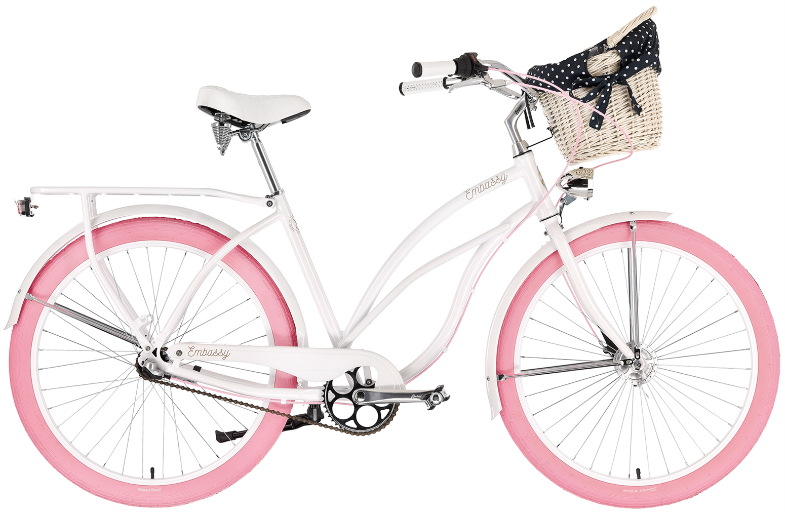 Rower miejski damski EMBASSY Pinkie Pie CentrumRowerowe.pl