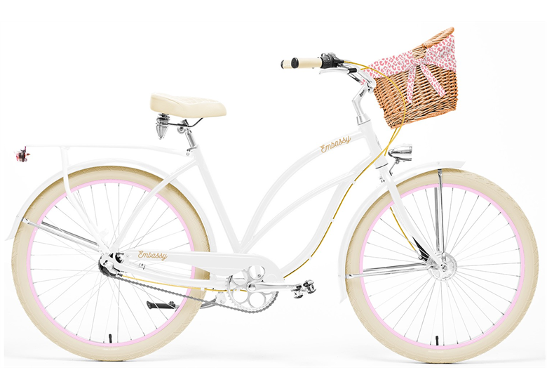 Rower miejski damski EMBASSY White Rose Deluxe 26