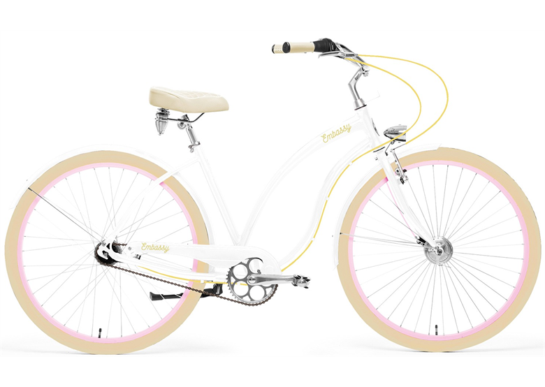 Rower miejski EMBASSY White Rose Wave