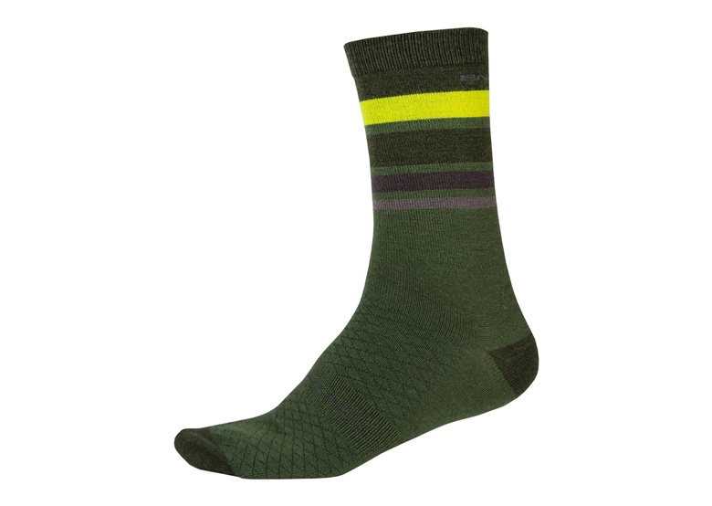Skarpetki ENDURA BaaBaa Merino Stripe