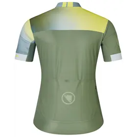 Koszulka kolarska damska ENDURA Gradient Block FS260 Print