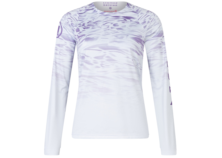 Koszulka rowerowa damska z długim rękawem ENDURA Marble LTD Printed Wms