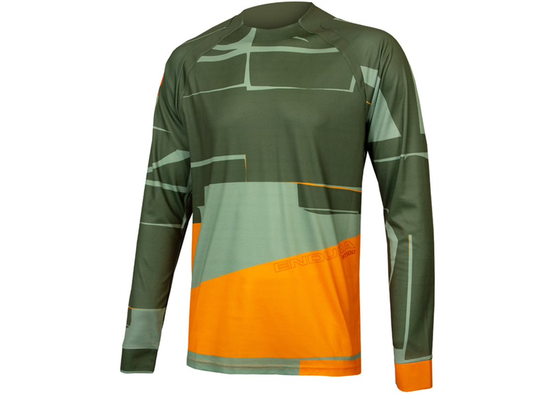 Koszulka rowerowa z długim rękawem ENDURA MT500 Print Tee LTD