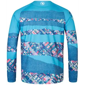 Koszulka rowerowa z długim rękawem ENDURA Patchwork LTD Printed