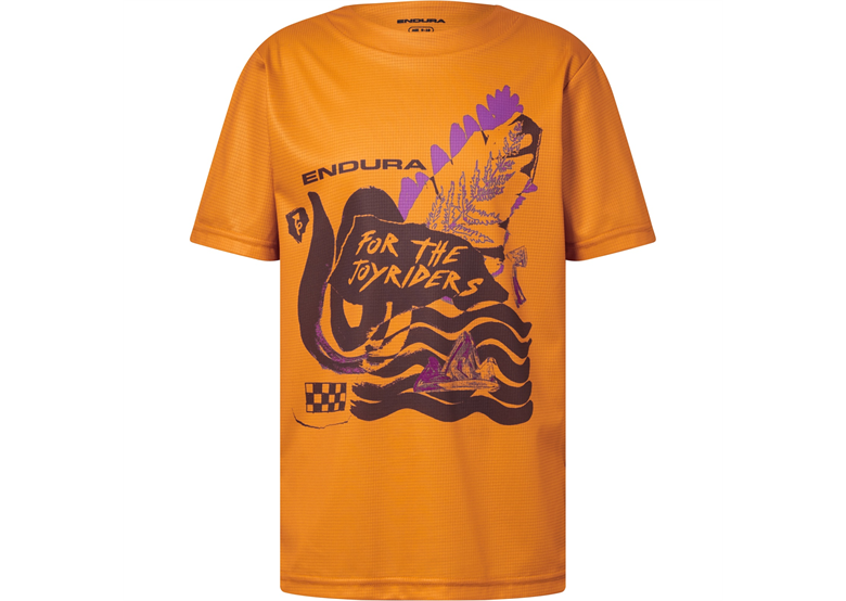 Koszulka rowerowa dziecięca ENDURA Singletrack Core Tee