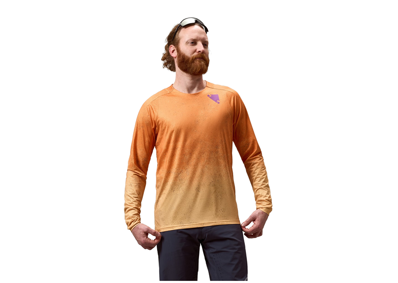 Koszulka rowerowa z długim rękawem ENDURA SingleTrack Print