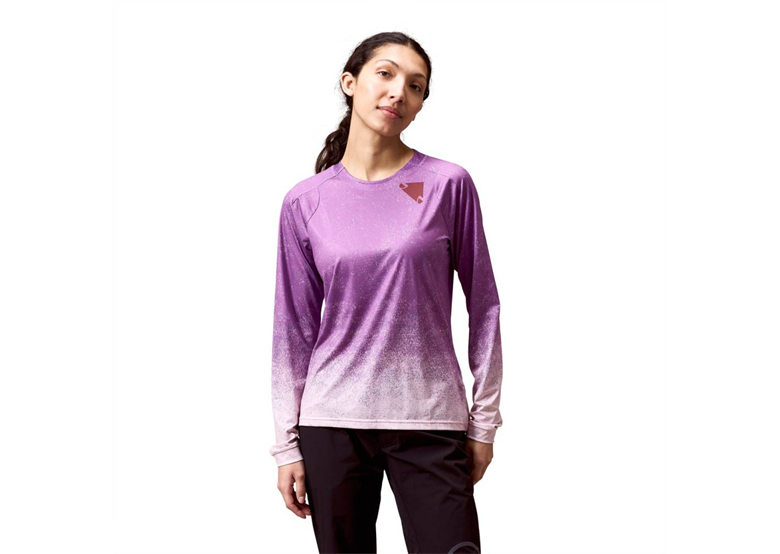 Koszulka rowerowa damska z długim rękawem ENDURA SingleTrack Print Wms