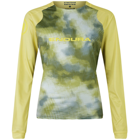 Koszulka rowerowa damska z długim rękawem ENDURA Wms Pixel Cloud L/S Tee LTD