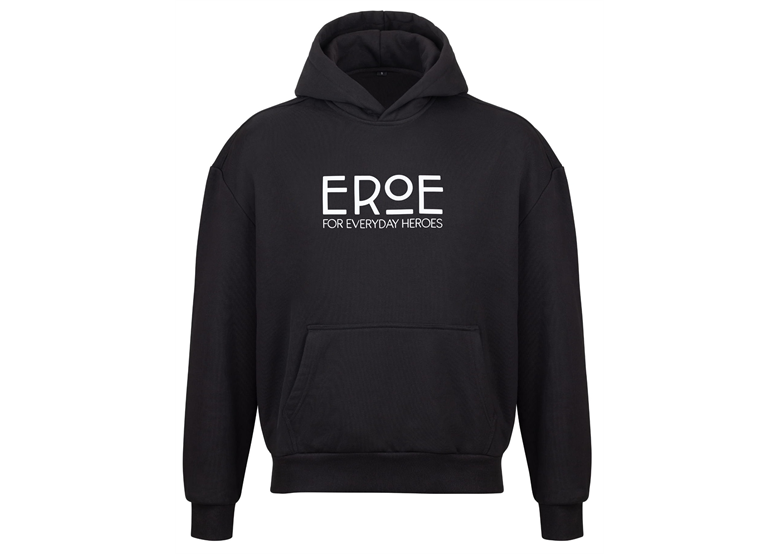 Bluza EROE 500g Heavy Duty Boxie Hoodie Black (Team Replica)