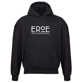 Bluza EROE 500g Heavy Duty Boxie Hoodie Black (Team Replica)