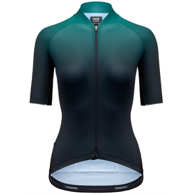Koszulka kolarska damska EROE Logo British Racing Green