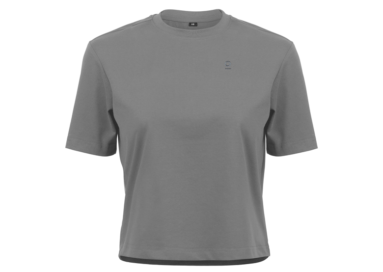 Koszulka damska z krótkim rękawem EROE Sorona Boxy Anthracite Logo Tee