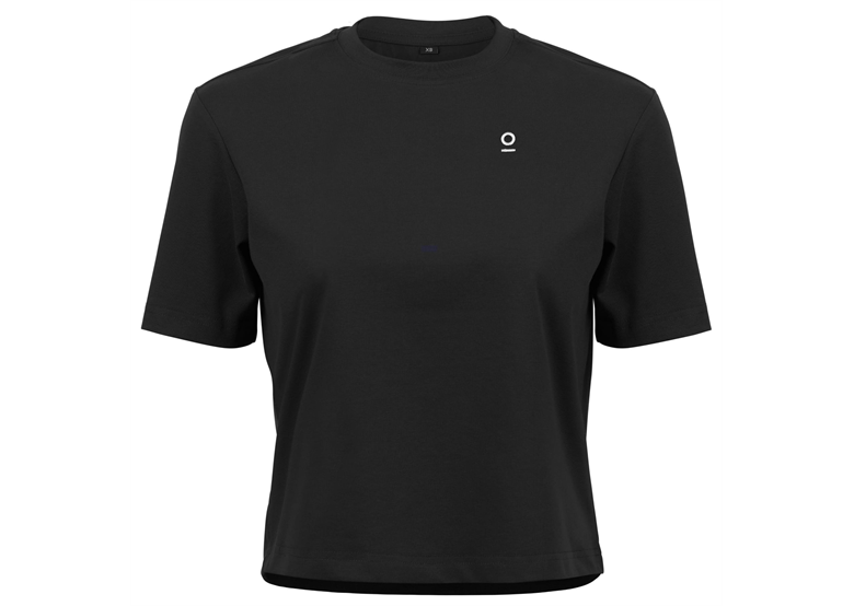 Koszulka damska z krótkim rękawem EROE Sorona Boxy Black Logo Tee