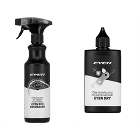 Odtłuszczacz EYEN Degreaser + Olej do łańcucha EYEN Dry