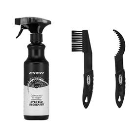 Czyścik do kaset i wolnobiegów EYEN  + Odtłuszczacz EYEN Eco Degreaser