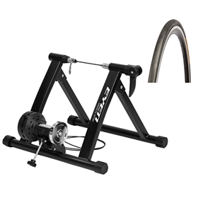 Trenażer EYEN Magnetic Sport + Opona do trenażera CONTINENTAL Ultra Sport Hometrainer