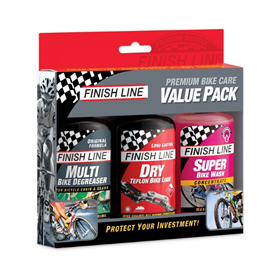 Zestaw do czyszczenia i smarowania łańcucha FINISH LINE Premium Bike Care Value Pack