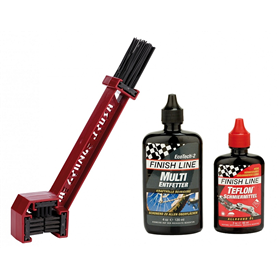 Szczotka FINISH LINE Starter Kit Grunge Brush + Ecotech + Teflon Plus 60ml