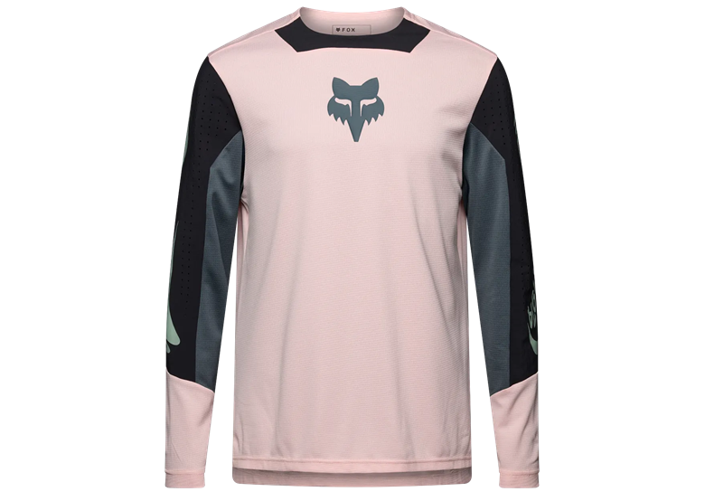 Koszulka rowerowa z długim rękawem dziecięca FOX Defend Creation