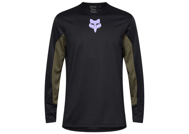 Koszulka rowerowa z długim rękawem dziecięca FOX Defend Park Youth
