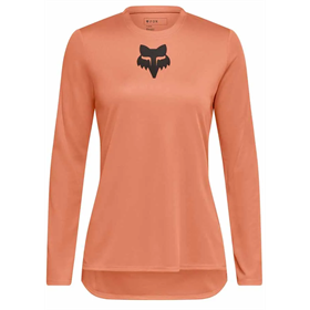 Koszulka rowerowa damska z długim rękawem FOX Ranger Head