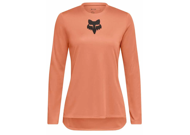 Koszulka rowerowa damska z długim rękawem FOX Ranger Head