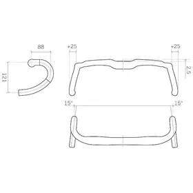 Kierownica gravelowa FSA A-WING AGX