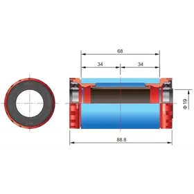 Suport rowerowy FSA MegaExo BB-4000 Road 19mm