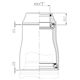 Stery zintegrowane 1 1/8 - 1 3/8 tapered FSA Orbit IS 138