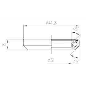 Łożysko FSA TH-870E (MR042) 1-1/8"