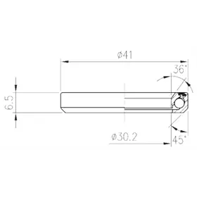Łożysko FSA TH-873E (MR122) 1-1/8"
