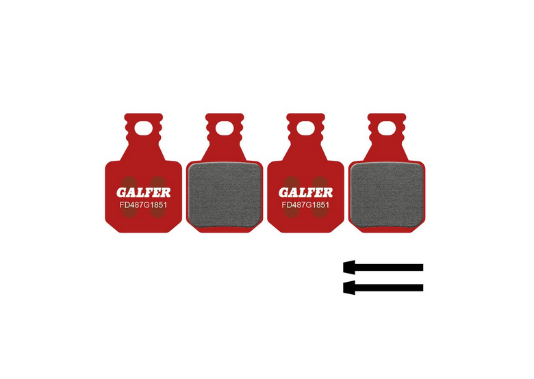 Okładziny hamulcowe GALFER FD487