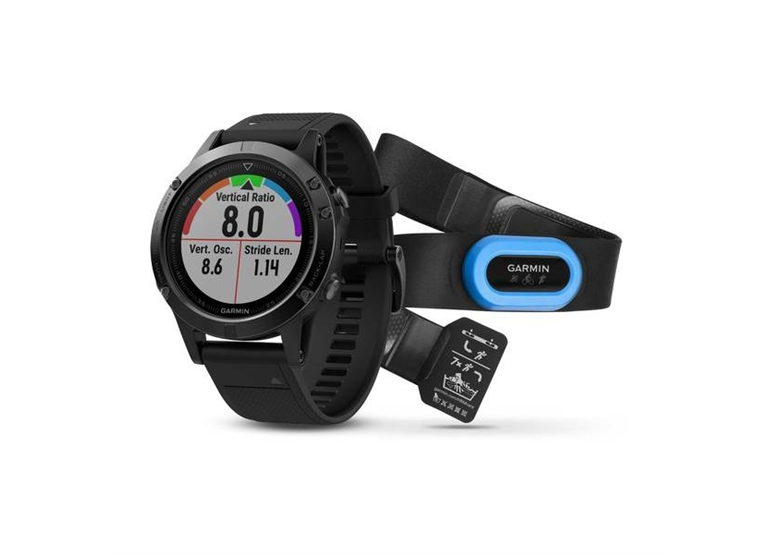 Zegarek z pulsometrem GARMIN Fenix 5 Sapphire Performer