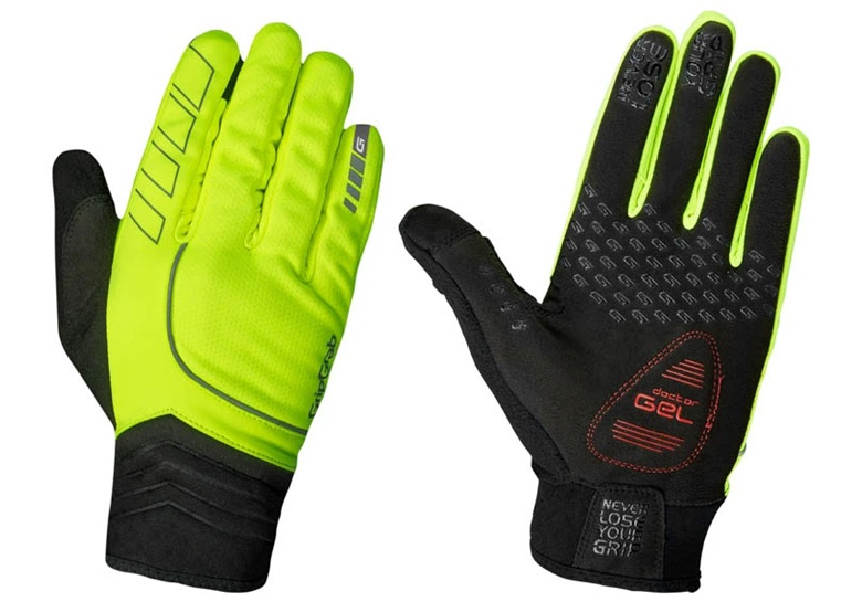 Rękawiczki długie GRIPGRAB Hurricane Hi-Vis Windproof Midseason