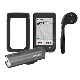 Nawigacja rowerowa + lampka IGPSPORT IGS630s + VS800 + M80