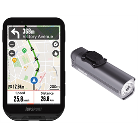 Nawigacja rowerowa + lampka IGPSPORT iGS800 + VS800 zestaw PROMO