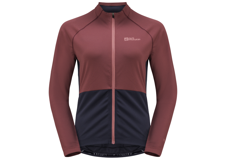 Bluza rowerowa damska JACK WOLFSKIN Morobbia Fz L/S W