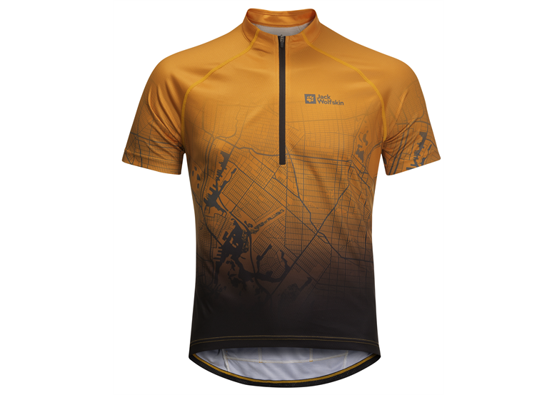 Koszulka rowerowa JACK WOLFSKIN Morobbia HZ Print T