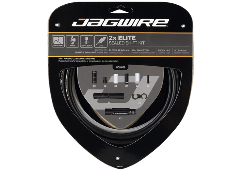Zestaw linek i pancerzy przerzutkowych JAGWIRE 2x Elite Sealed