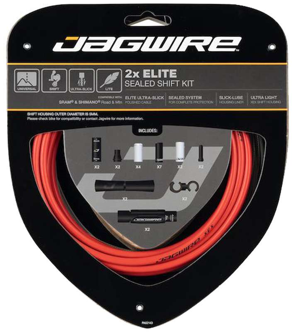 スタンティンクブロック Zestaw linek i pancerzy przerzutkowych JAGWIRE 2x Elite